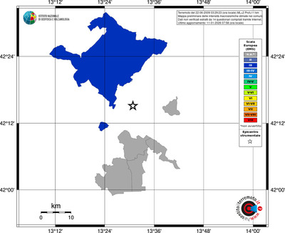 Mappa EMS - territori comuni