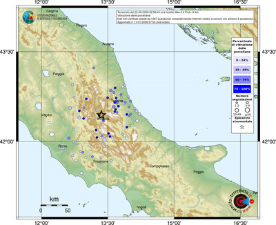 Mappa comuni con almeno 3 questionari