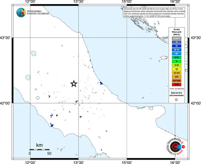 Mappa MCS - territori località