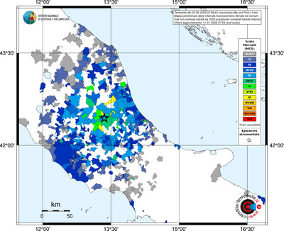 Mappa MCS - territori comuni