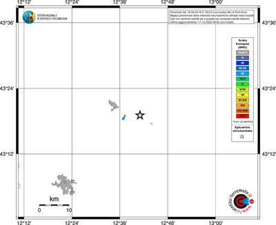 Mappa EMS - territori località