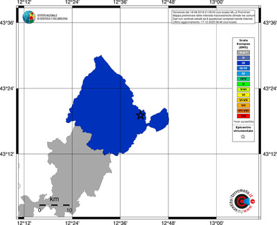 Mappa EMS - territori comuni