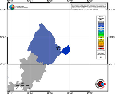 Mappa MCS - territori comuni