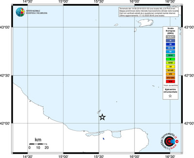 Mappa EMS - territori località