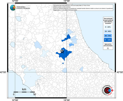 Mappa territorio comunale con almeno 3 questionari