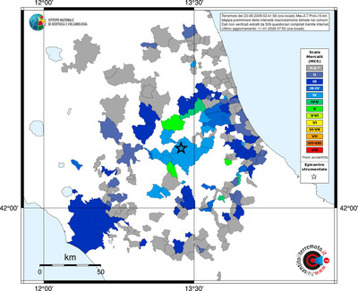 Mappa MCS - territori comuni