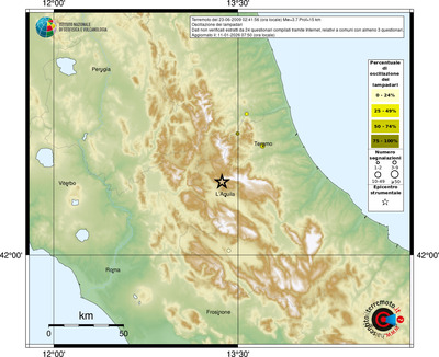 Mappa comuni con almeno 3 questionari