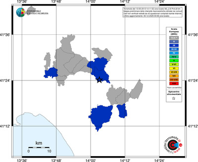Mappa EMS - territori comuni