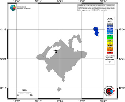 Mappa MCS - territori comuni