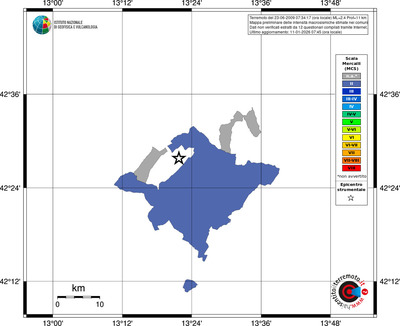 Mappa MCS - territori comuni