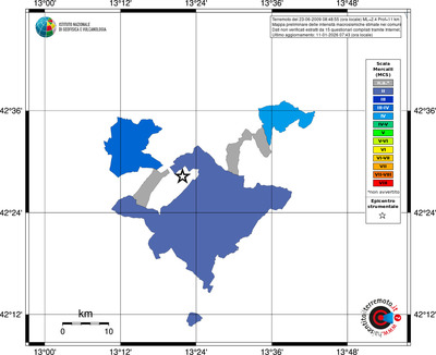 Mappa MCS - territori comuni