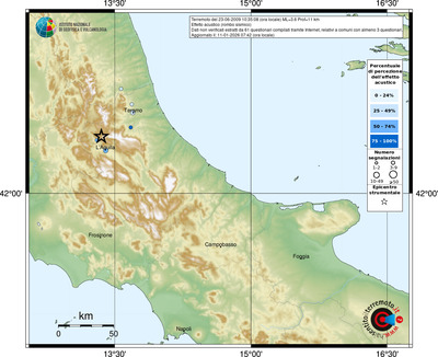 Mappa comuni con almeno 3 questionari
