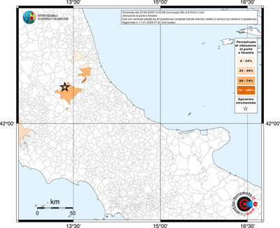 Mappa territorio comunale con almeno 3 questionari