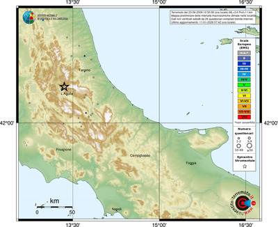 Mappa EMS - località