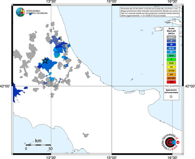 Mappa MCS - territori comuni
