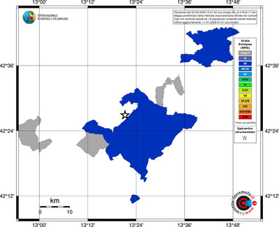Mappa EMS - territori comuni