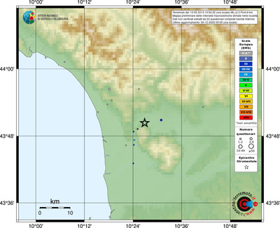 Mappa EMS - località