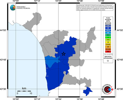 Mappa EMS - territori comuni