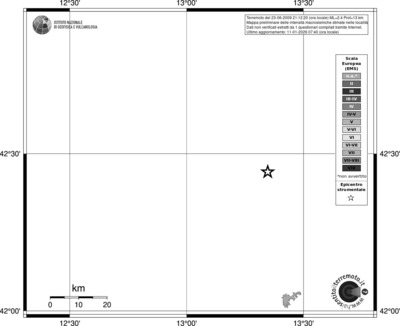 Mappa EMS - territori località