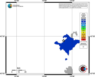 Mappa EMS - territori comuni