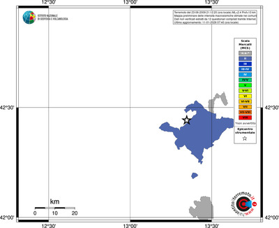 Mappa MCS - territori comuni