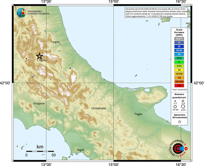 Mappa EMS - località
