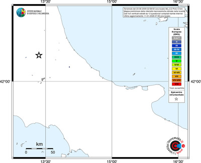 Mappa EMS - territori località