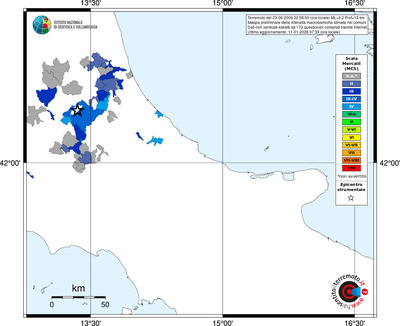 Mappa MCS - territori comuni
