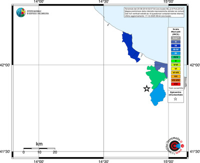 Mappa MCS - territori comuni