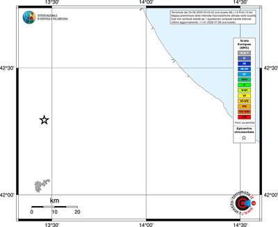 Mappa EMS - territori località