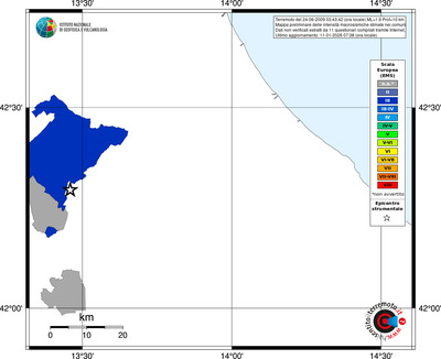 Mappa EMS - territori comuni
