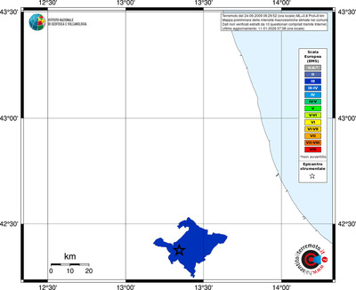 Mappa EMS - territori comuni