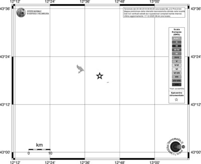 Mappa EMS - territori località