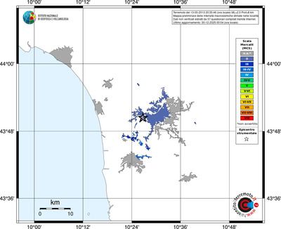 Mappa MCS - territori località
