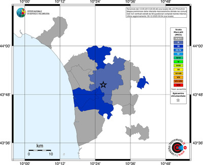 Mappa MCS - territori comuni