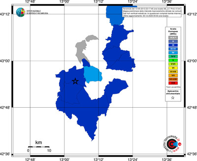 Mappa EMS - territori comuni