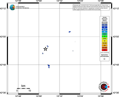 Mappa MCS - territori località