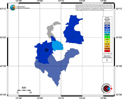 Mappa MCS - territori comuni