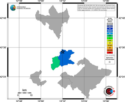 Mappa MCS - territori comuni