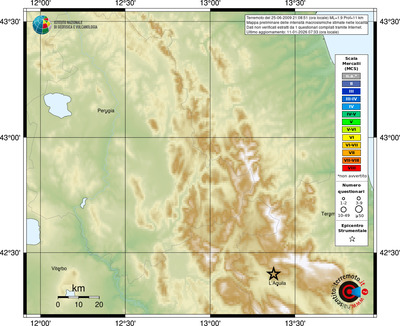 Mappa MCS - località