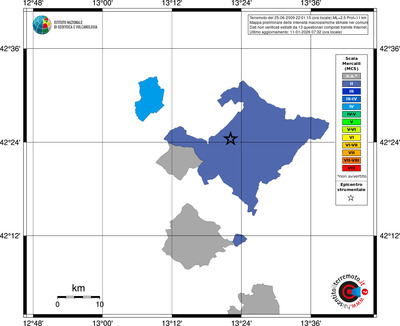 Mappa MCS - territori comuni