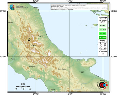 Mappa comuni con almeno 3 questionari