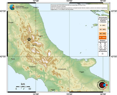 Mappa comuni con almeno 3 questionari