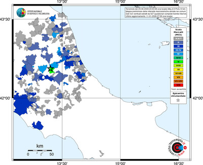 Mappa MCS - territori comuni