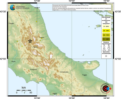 Mappa comuni con almeno 3 questionari