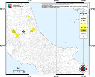 Mappa territorio comunale con almeno 3 questionari