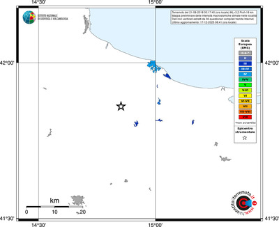 Mappa EMS - territori località