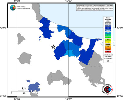 Mappa MCS - territori comuni