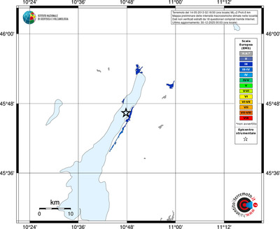 Mappa EMS - territori località