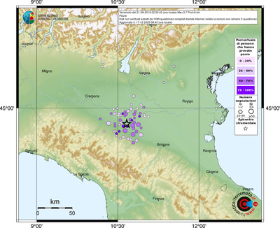 Mappa comuni con almeno 3 questionari